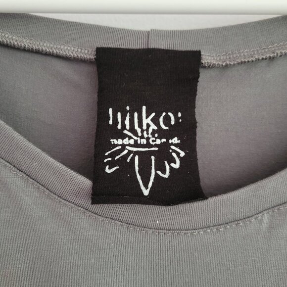 Lilikoi Womens Ruched Bamboo Top Size L 'Iris' - Picture 2 of 5